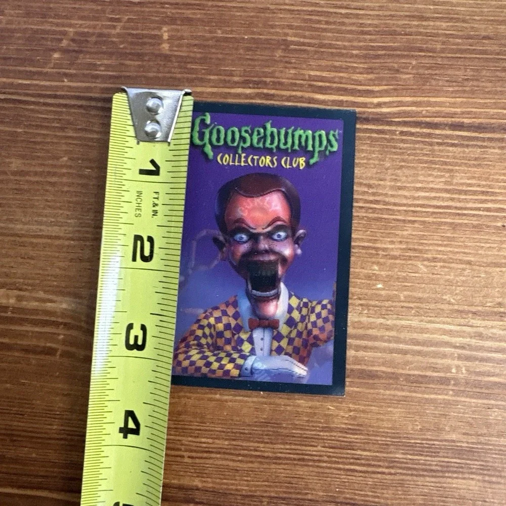 1997 Vintage Goosebumps Collectors Club Slappy Lenticular Hologram Card Rare‎